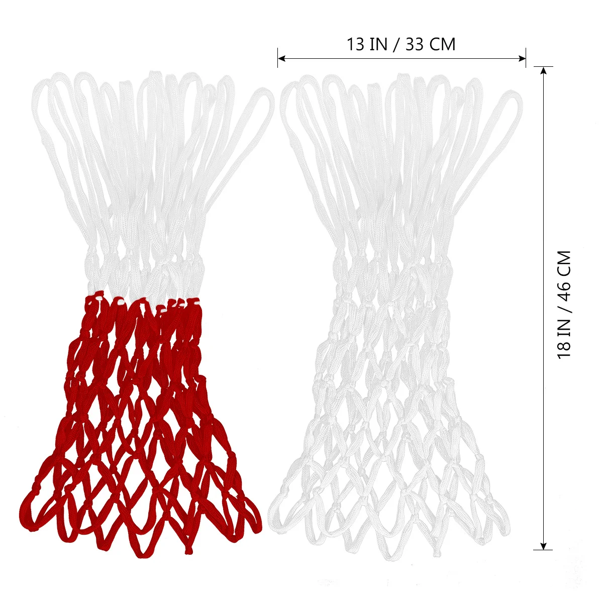 12-петлевая нейлоновая баскетбольная сетка - Фотография_5