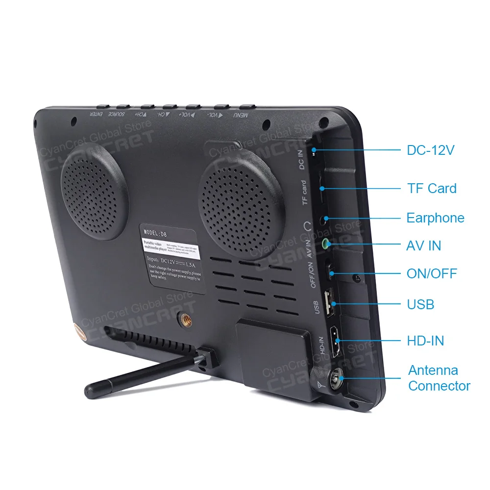 Leadstar d8 портативный телевизор - Фотография_2