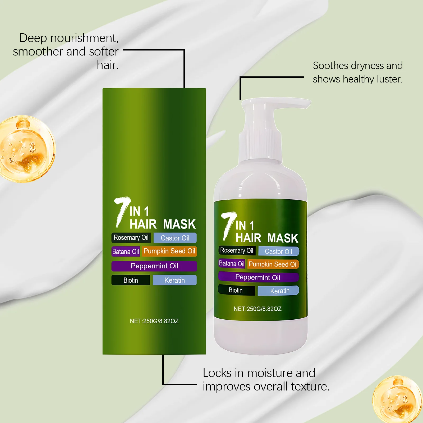 Питательная маска для волос глубокое - Фотография_3