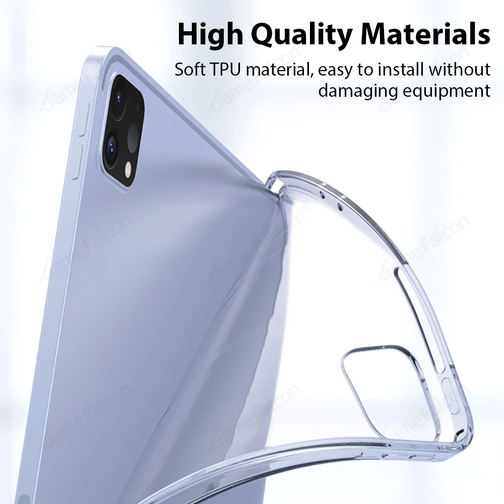 Прозрачный чехол для ipad pro 13 11 m4 m2 2024 12 - Фотография_3