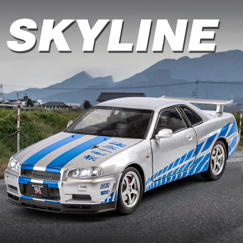 1:24 nissan gtr r34 skylin fast & furious - Фотография_4