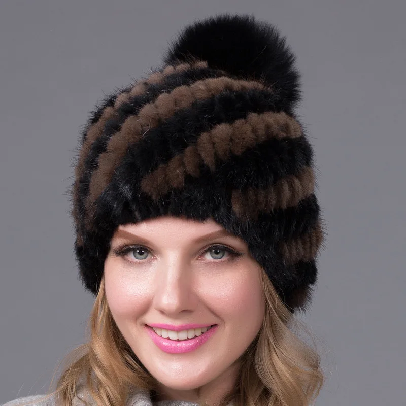 Новые европейские и американские норковые шапки с ананасами - Фотография_6