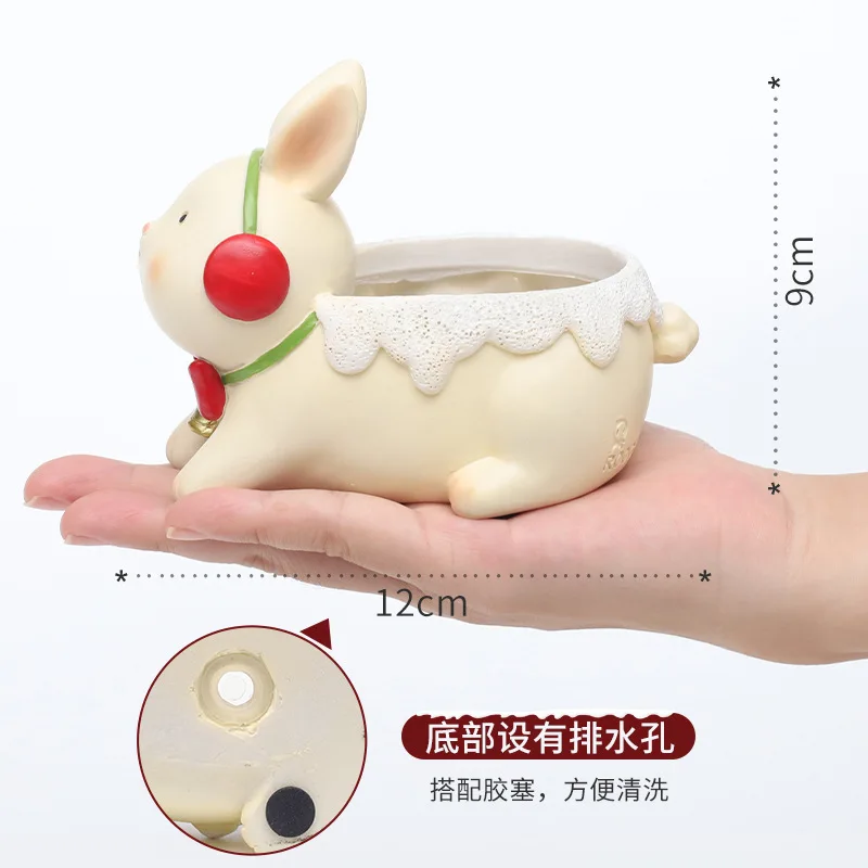 Мультяшное животное кролик сочный - Фотография_4