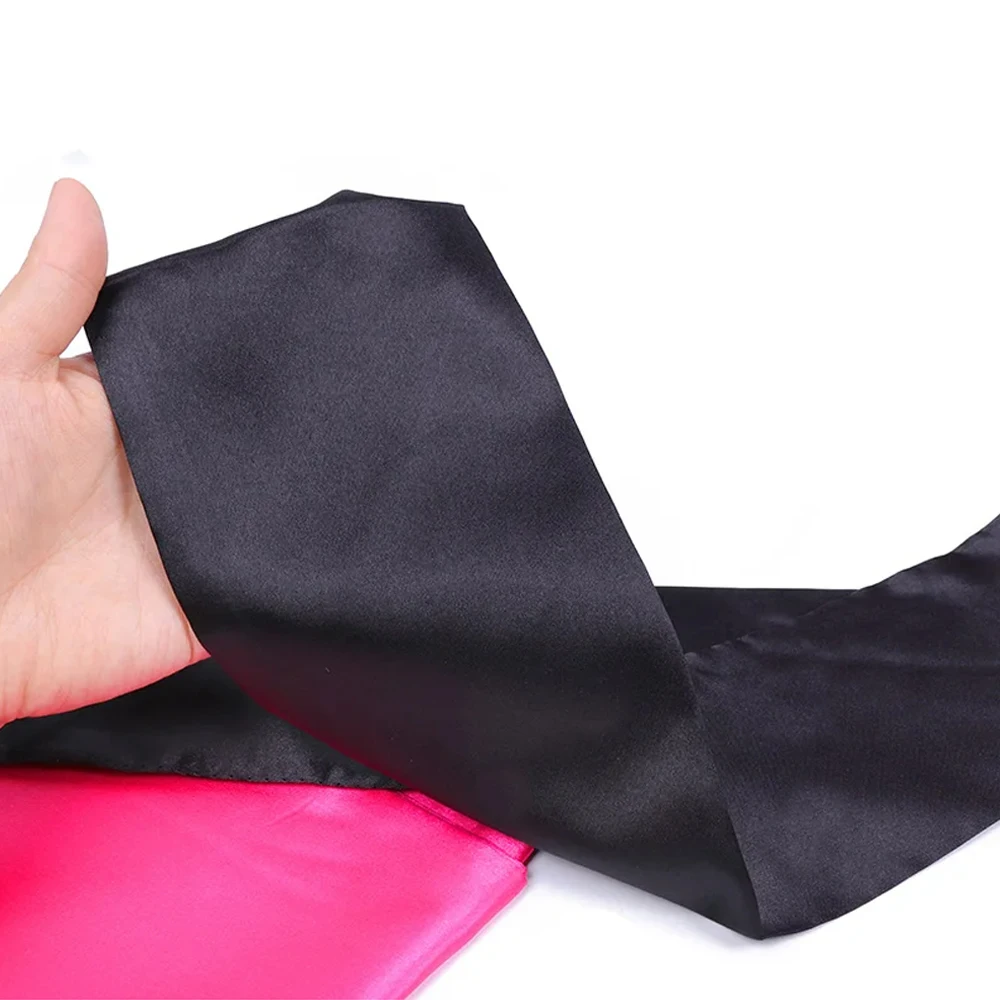 Шелковая повязка на голову с атласными - Фотография_5