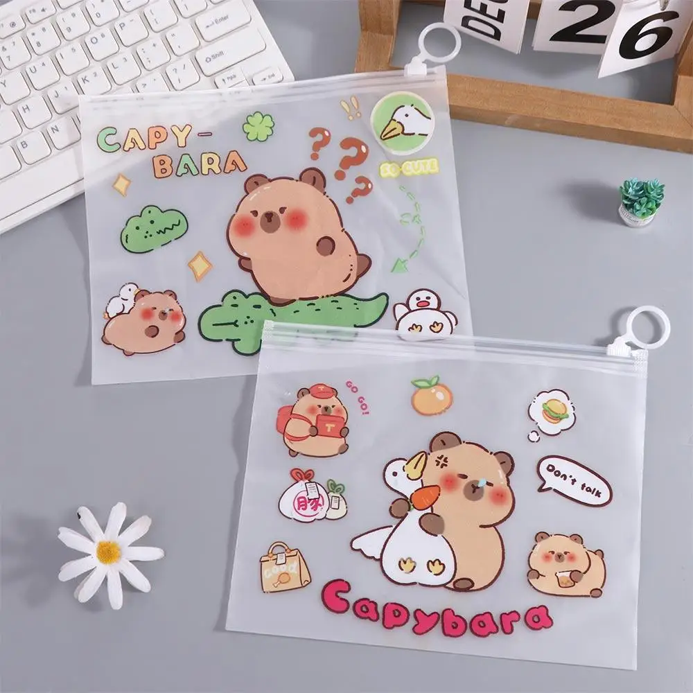 Прозрачная сумка для файлов capybara большой емкости - Фотография_4