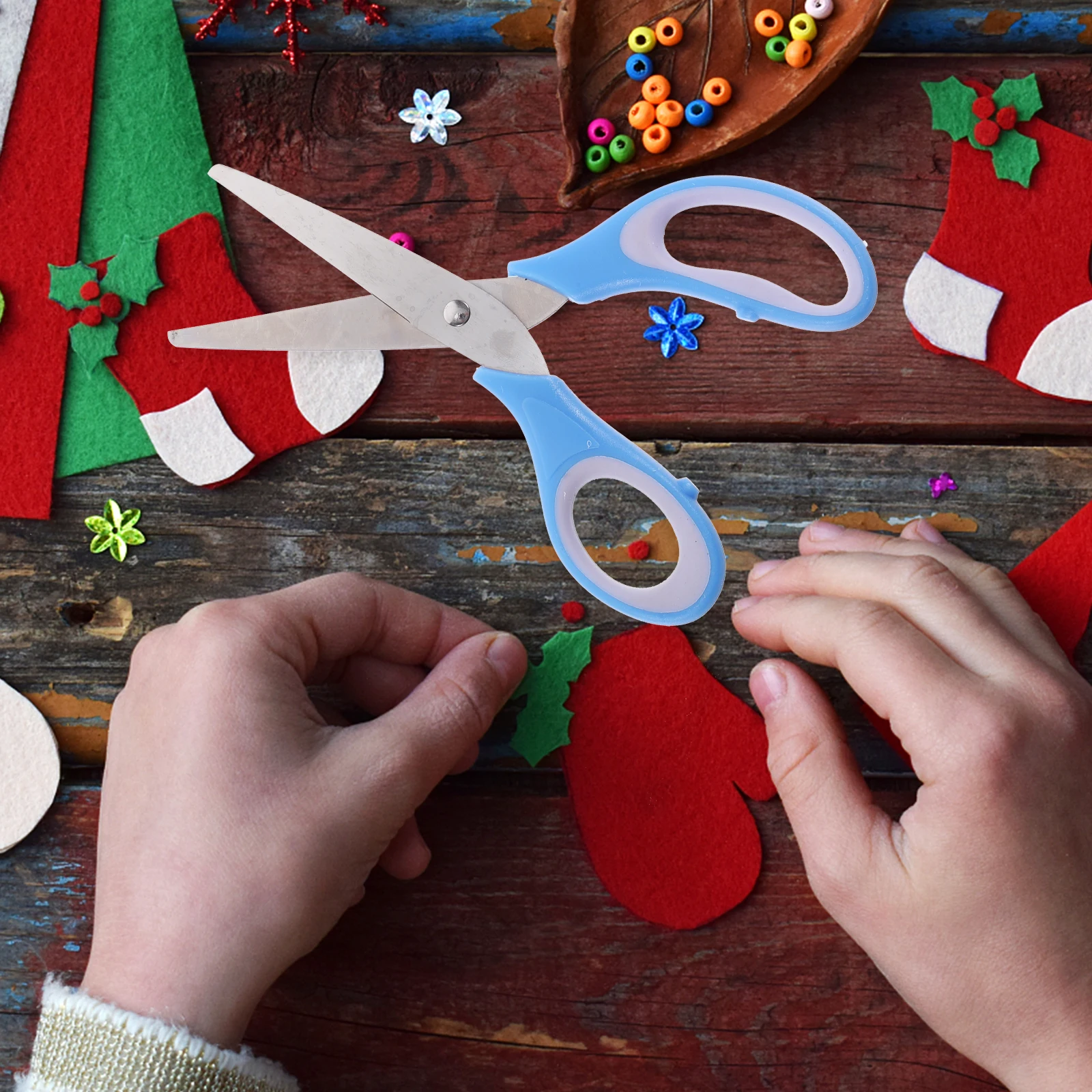 Детские маленькие ножницы с рукавами - Фотография_2