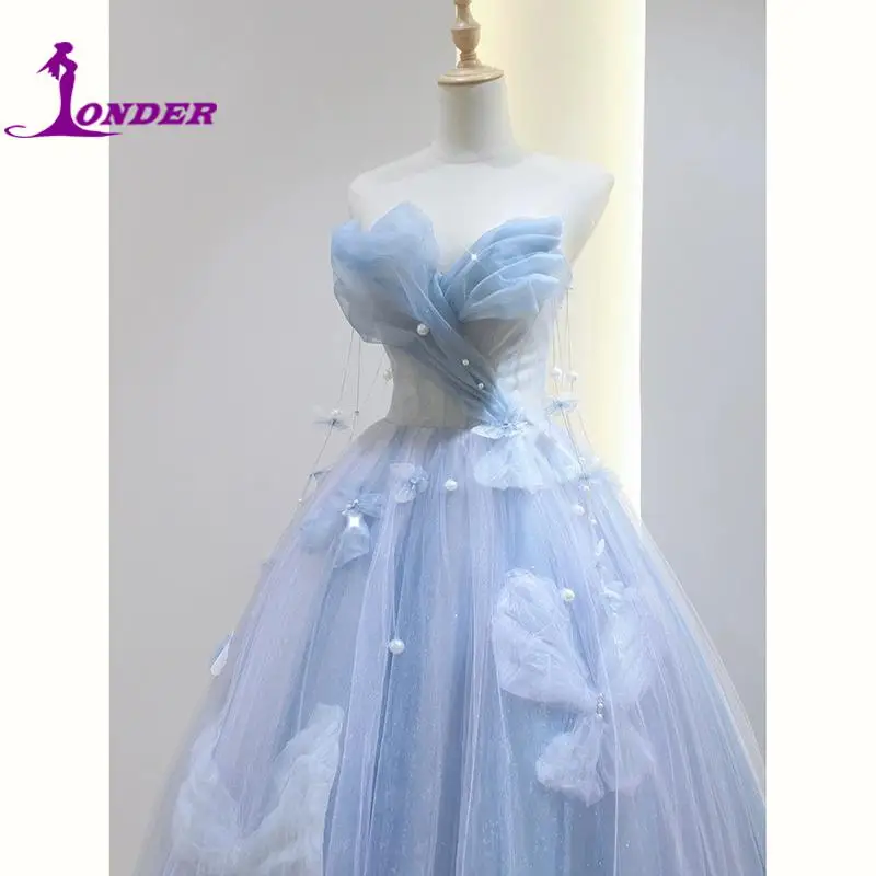 Sonder синее платье vestido de - Фотография_2