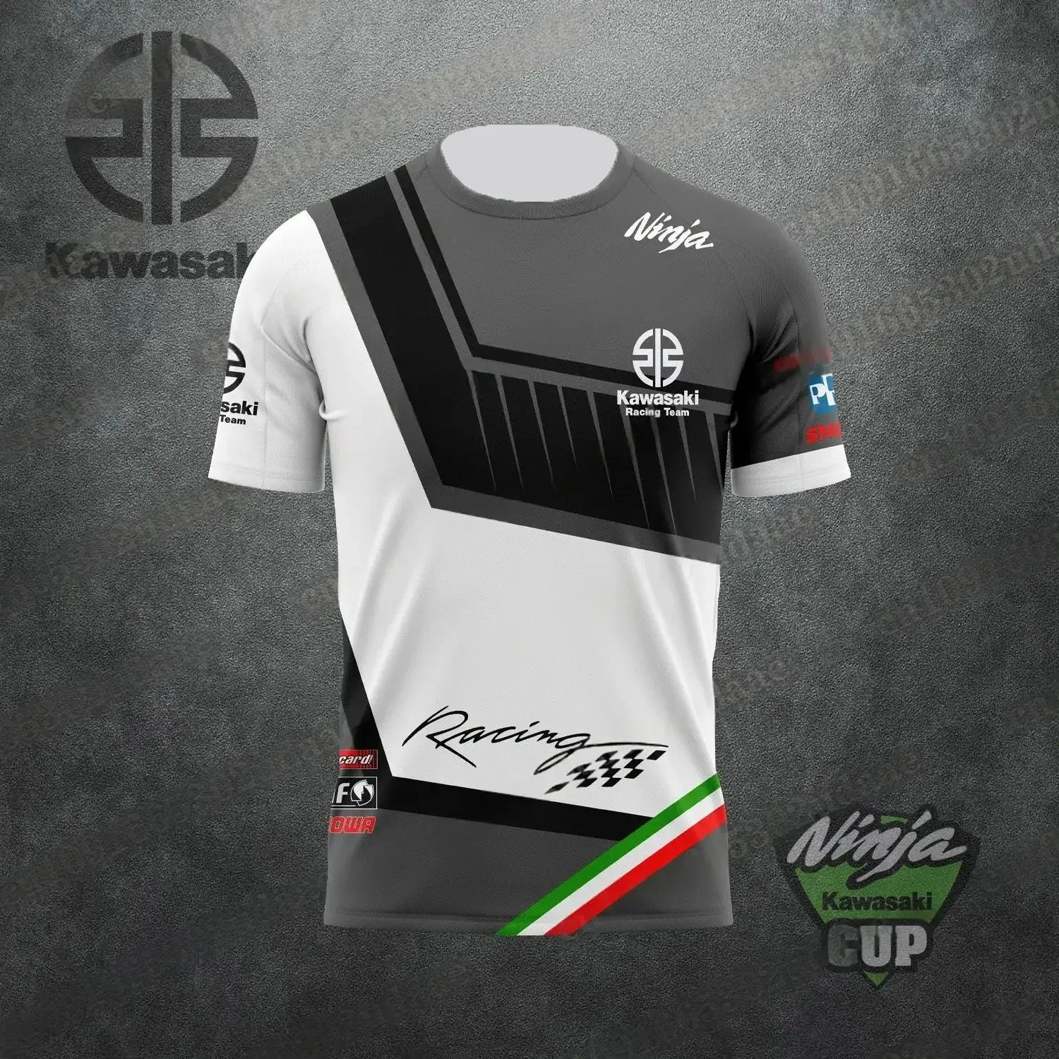 Рубашка kawasaki для езды на мотоцикле и велосипеде 2026 - Фотография_3