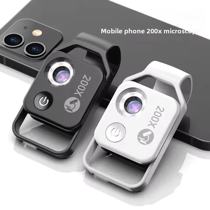 200-кратный телефонный микроскоп