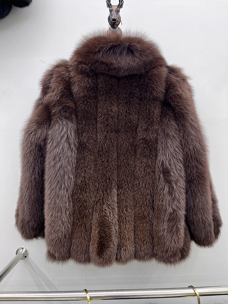 Зимняя теплая куртка из лисьего меха - Фотография_5