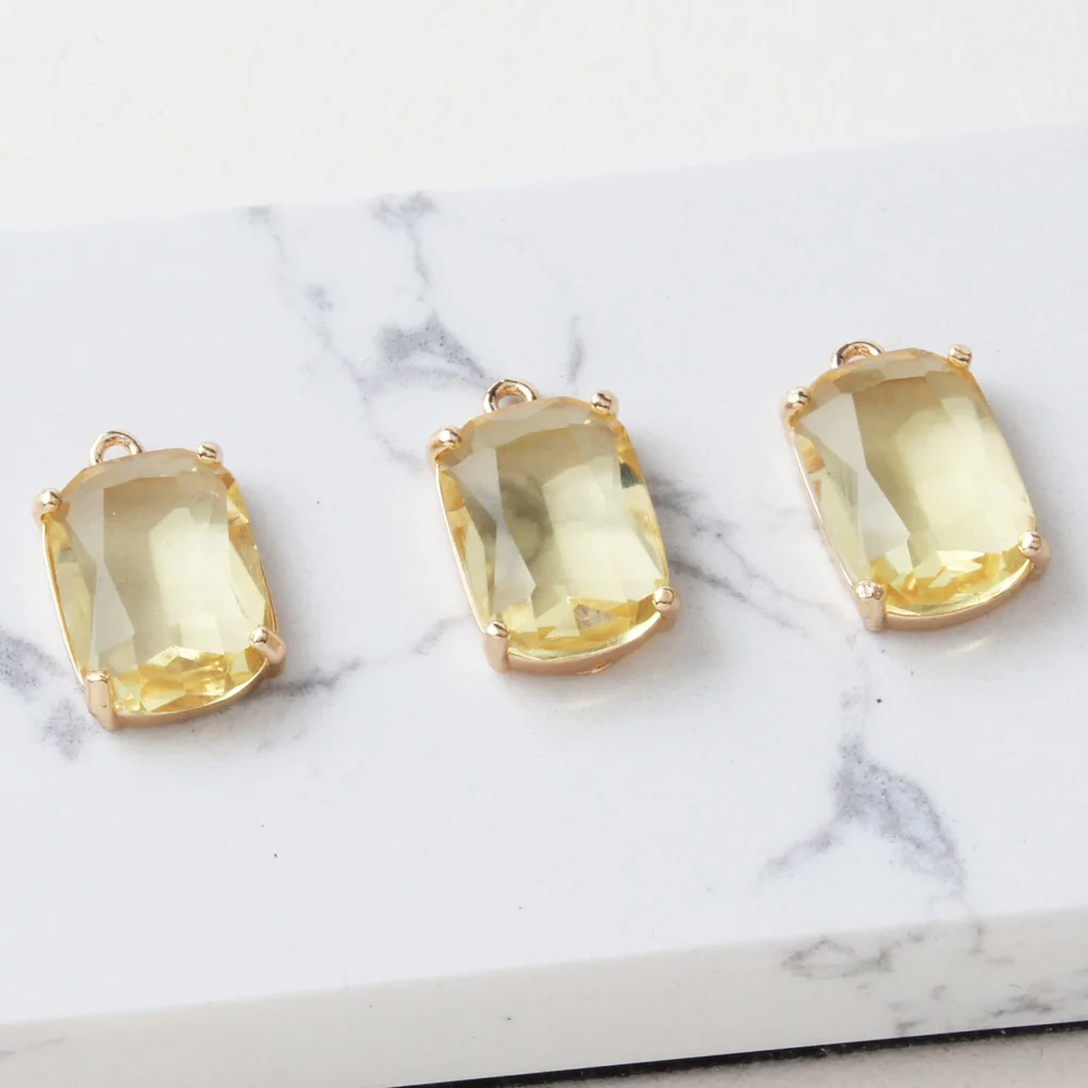 Ожерелье с прямоугольным граненым стеклом для ювелирных изделий - Фотография_4