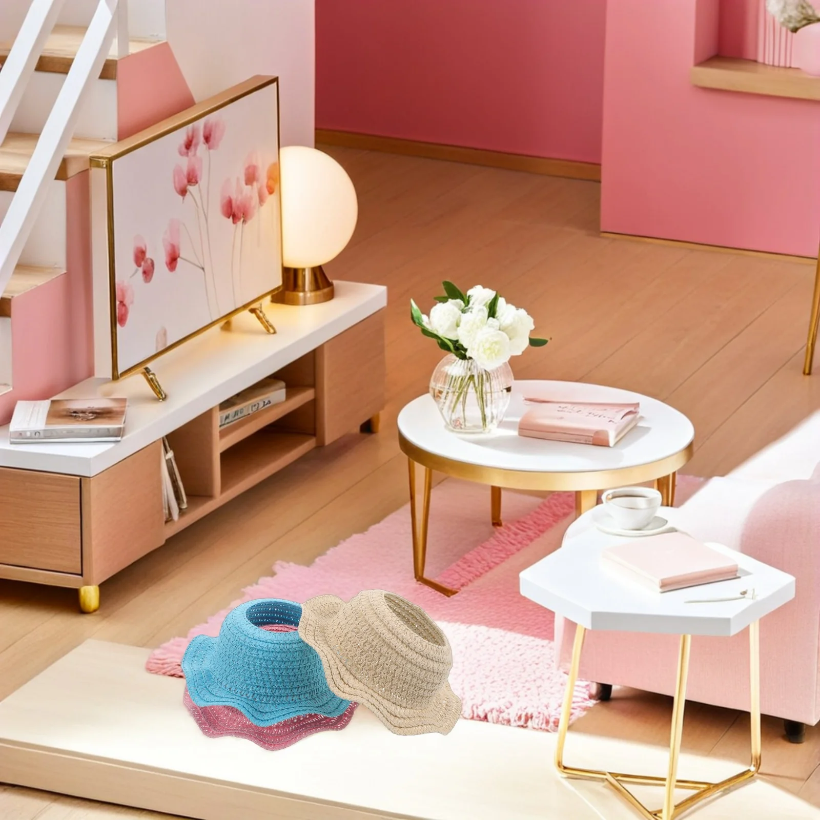 Вязаные крючком соломенные шляпы ручной работы - Фотография_5