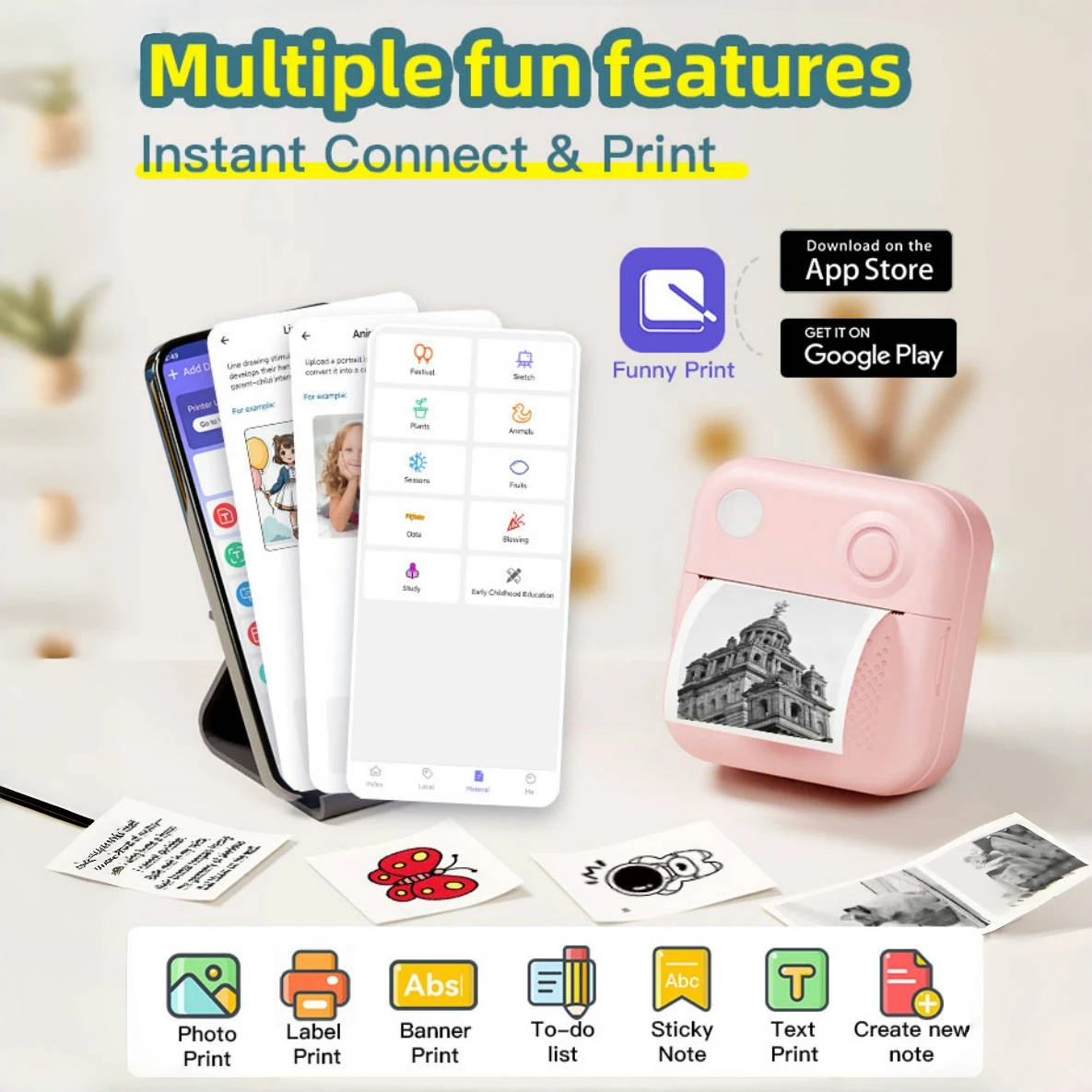 Dolewa d3 портативный принтер термальная - Фотография_4
