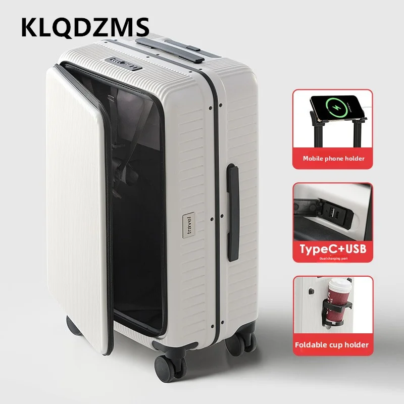 Klqdzms чемодан с зарядкой через usb - Фотография_4