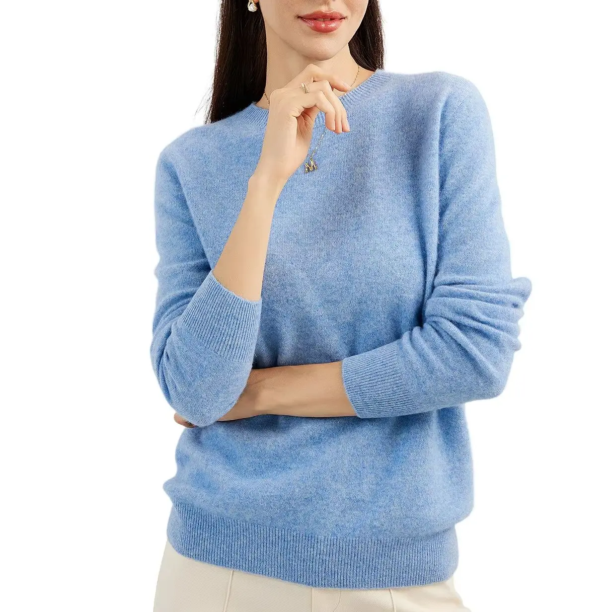 Женский свитер из 100% чистого кашемира - Фотография_3