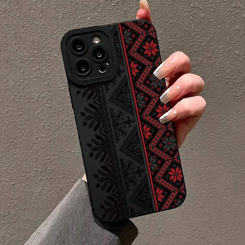 Винтажный чехол для телефона с тотемной росписью для iphone 16e - Фотография_6