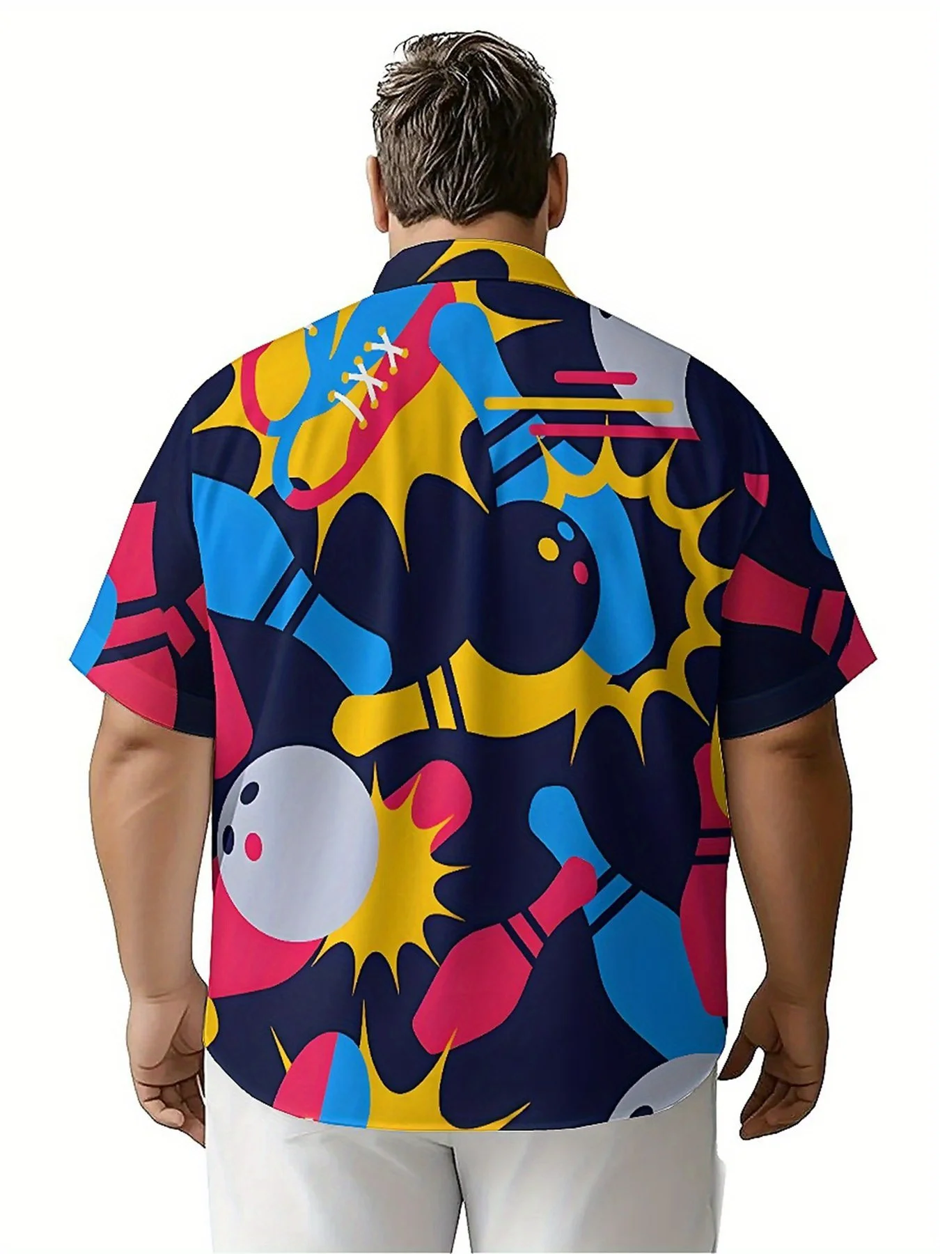 Мужские гавайские рубашки больших размеров - Фотография_4