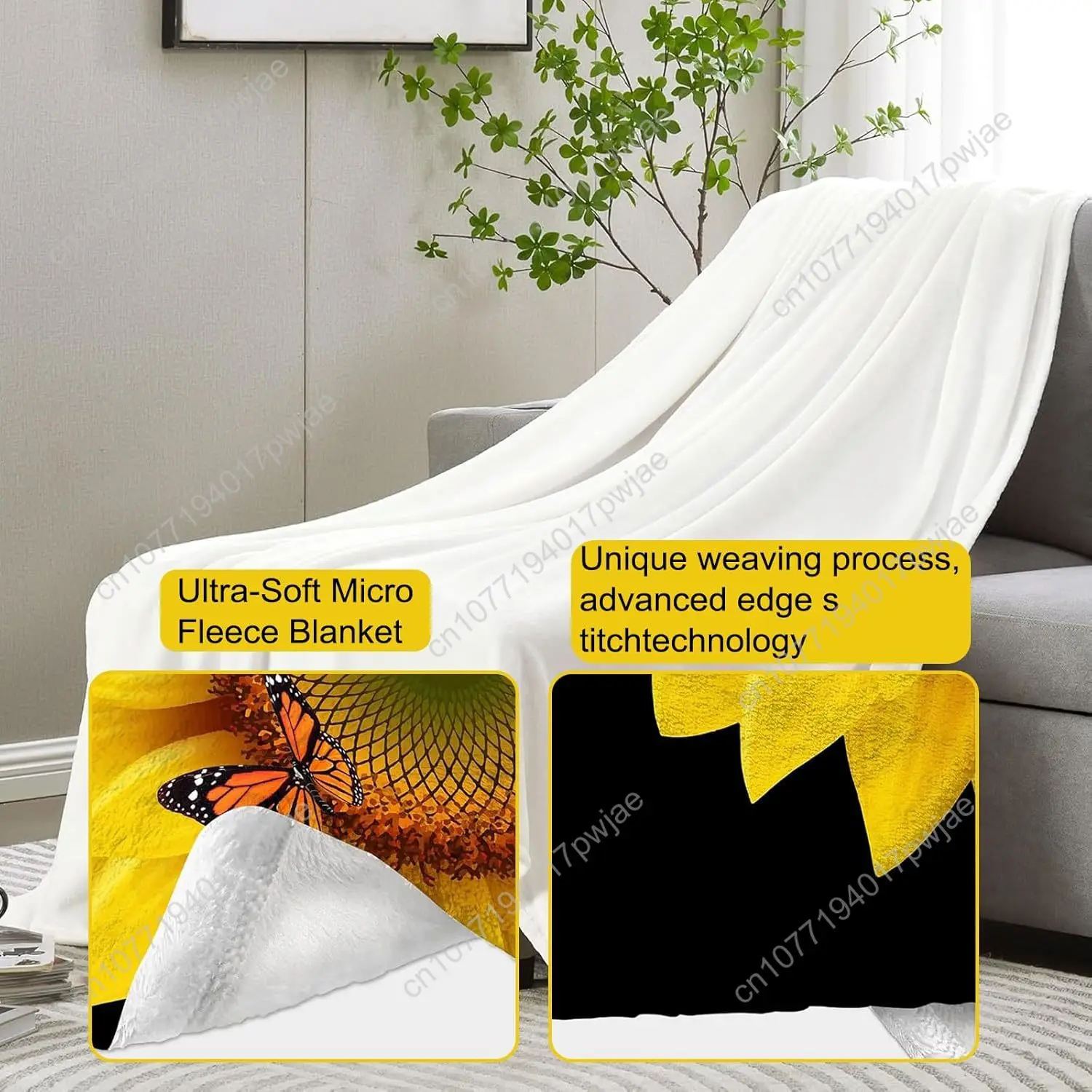 Забавное одеяло с изображением кота - Фотография_5