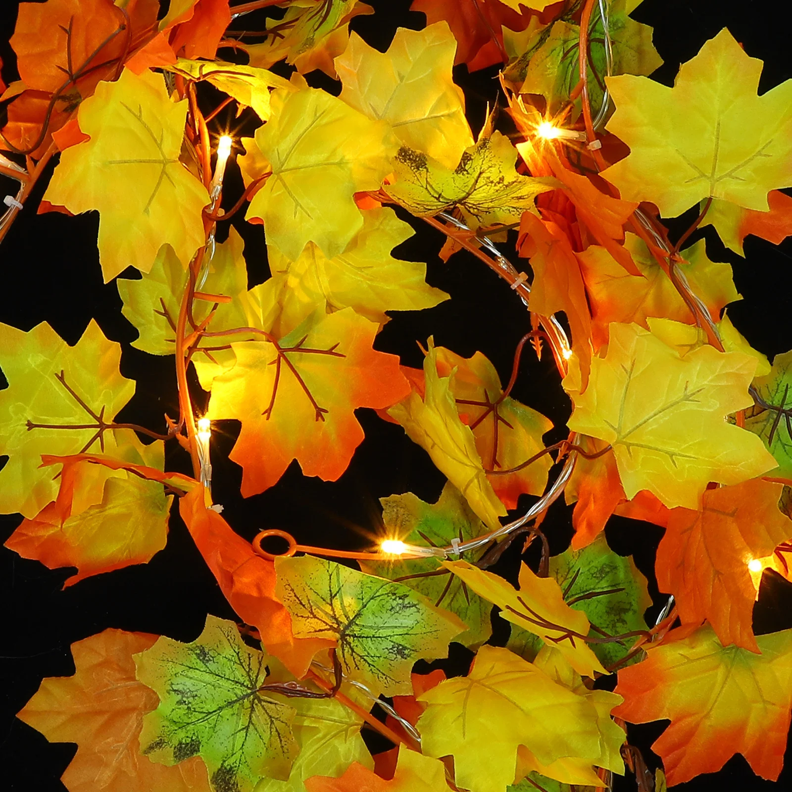 Струна для лампы с кленовым листом - Фотография_3