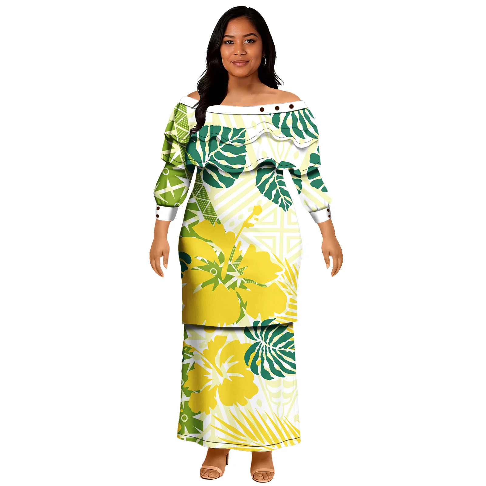 Island dress samoan puletasi