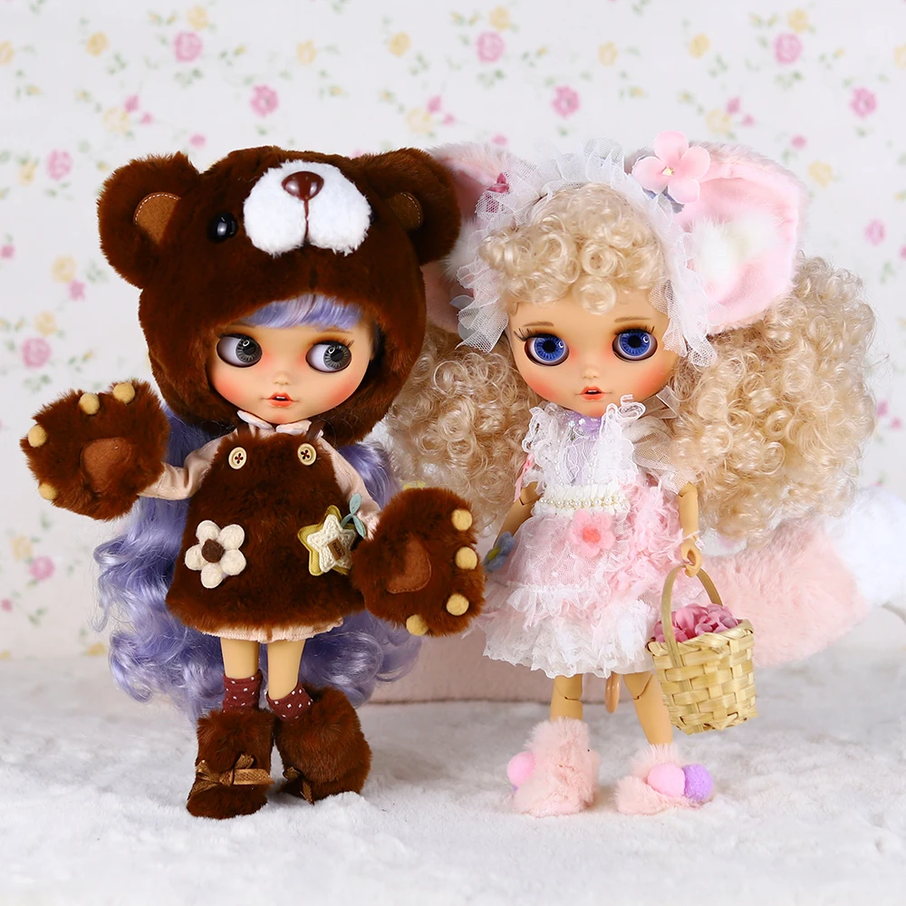Кукла blythe шарнирная с матовым лицом - Фотография_2