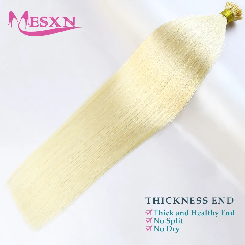 Прямые i-образные волосы для наращивания mesxn - Фотография_4