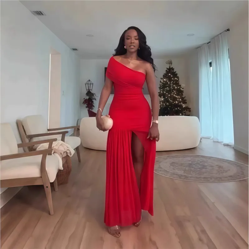 Женское длинное платье элегантное - Фотография_2