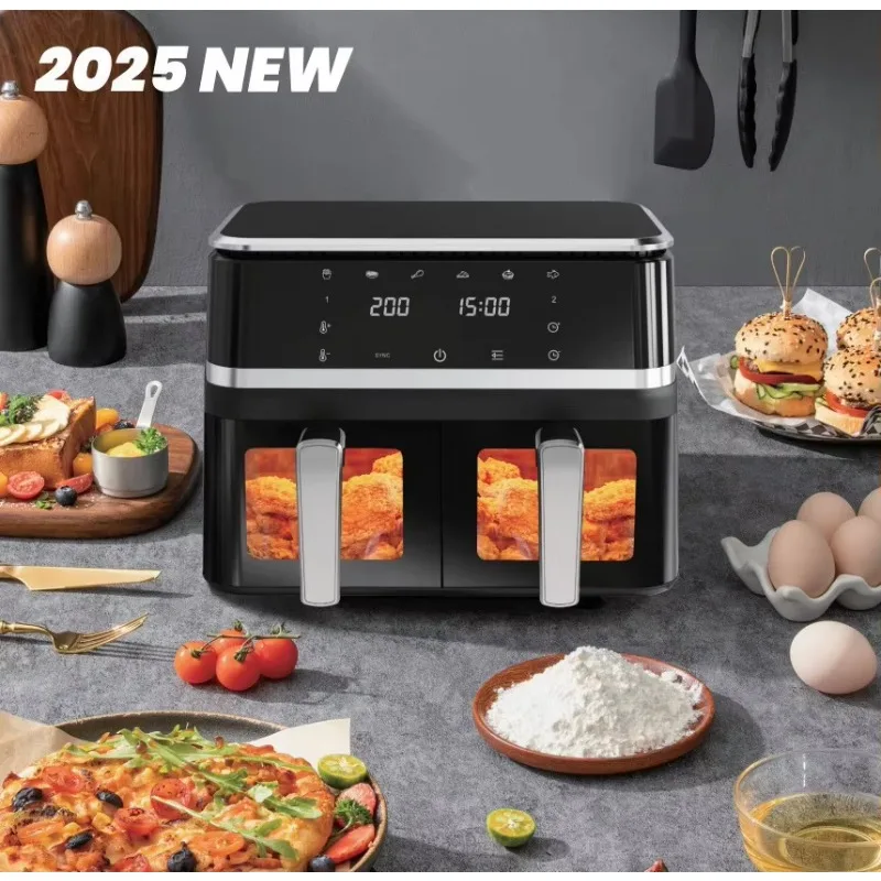 Аэрофритюрница большой емкости 12 л из нержавеющей стали - Фотография_6