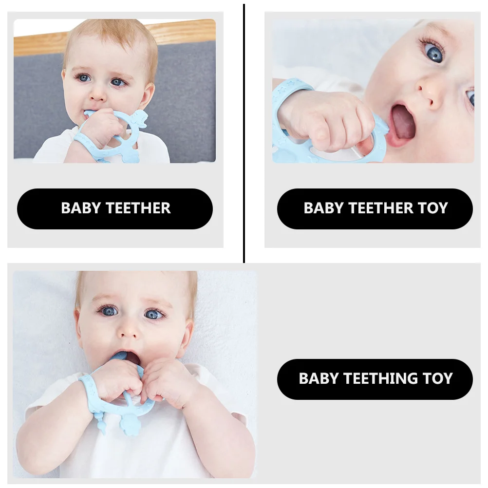 Мультяшный силиконовый прорезыватель для младенцев - Фотография_6