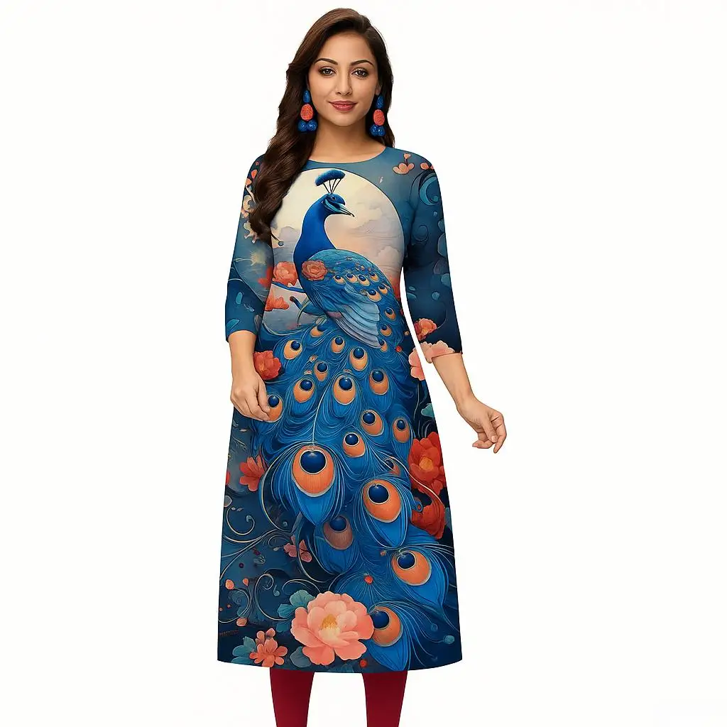 Kurt женское модное удобное платье с длинным рукавом - Фотография_2