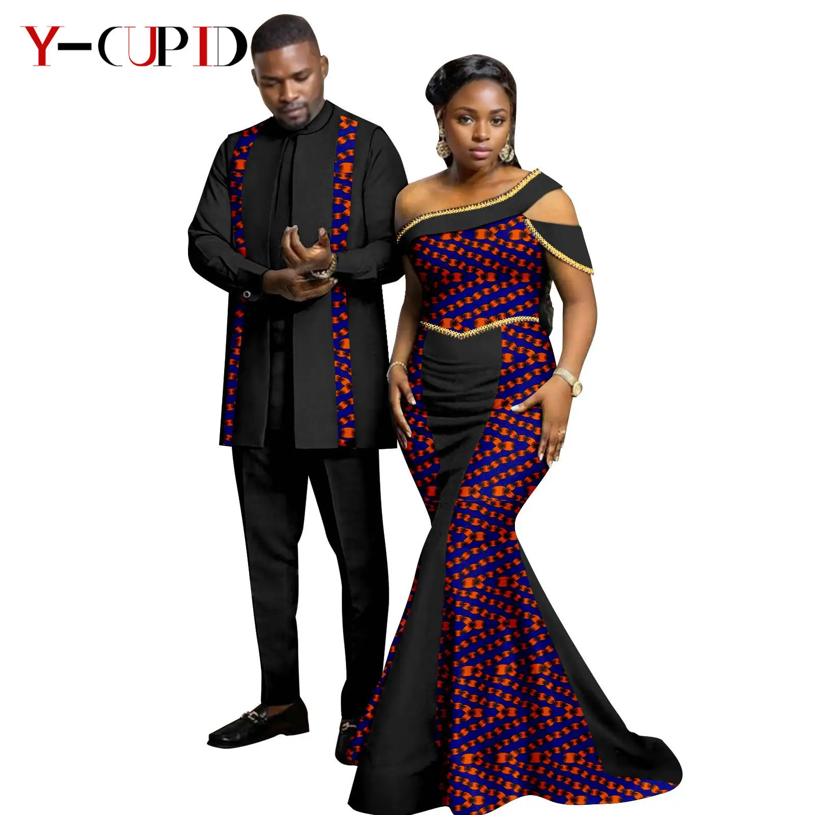 Женские платья с африканским принтом русалки - Фотография_4