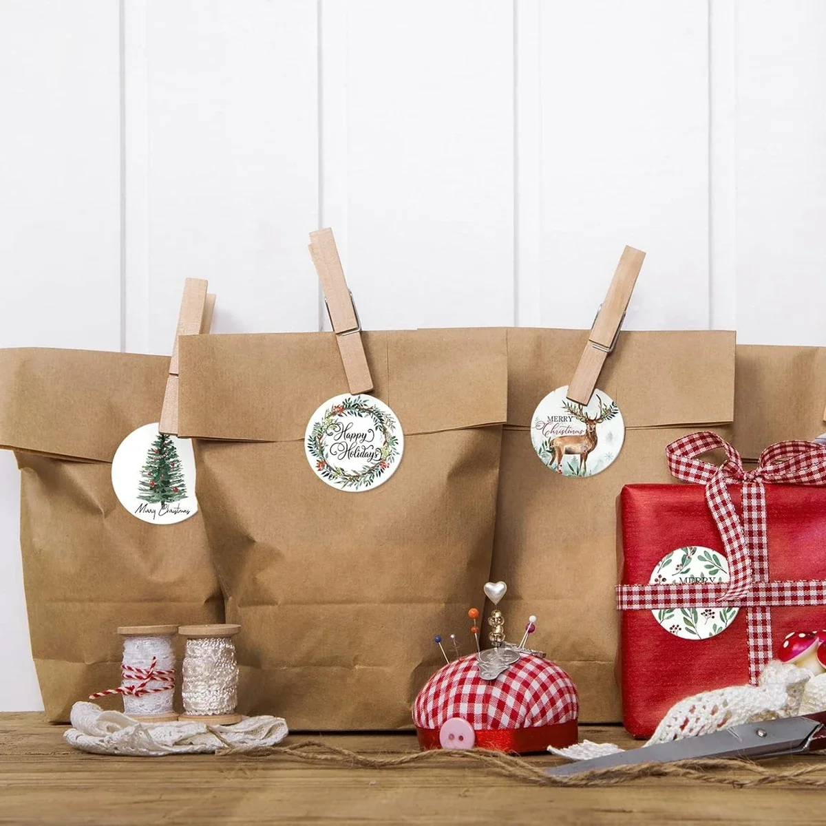 1 дюйм рождественские наклейки - Фотография_5