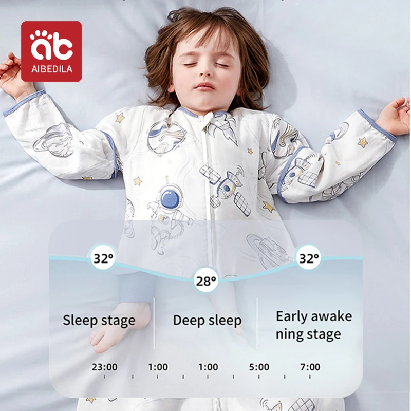 Aibedila детский спальный мешок для детей 0-7 лет - Фотография_4