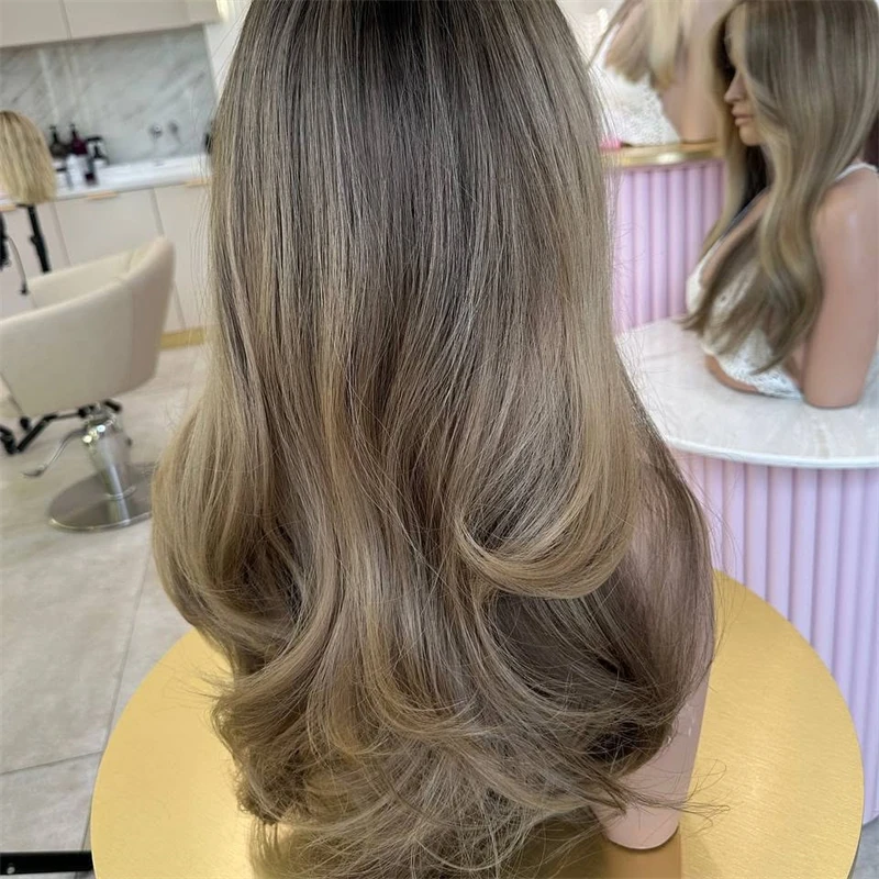 13x4 швейцарский кружевной коричневый - Фотография_5