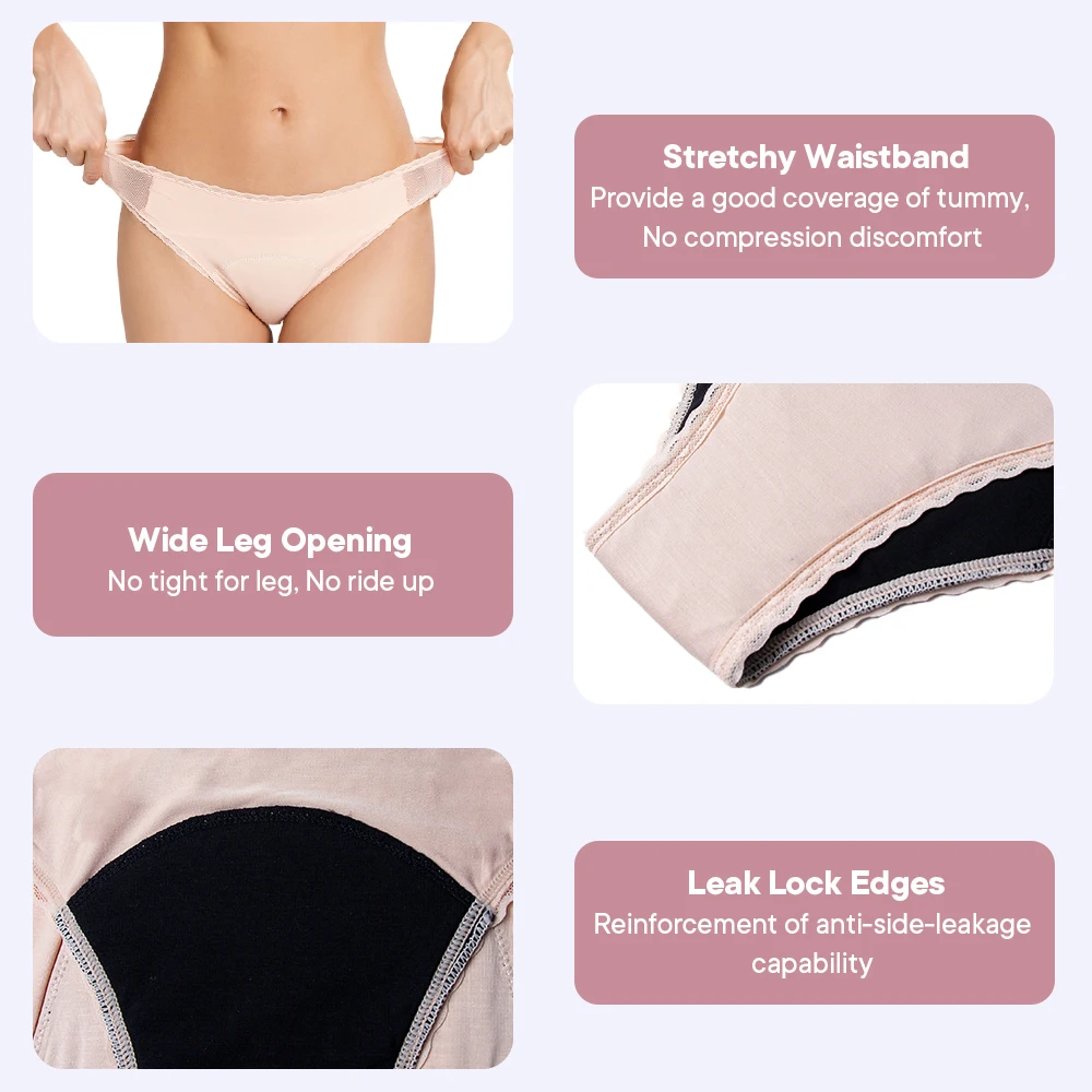 Трусики бикини, герметичное дышащее - Фотография_6