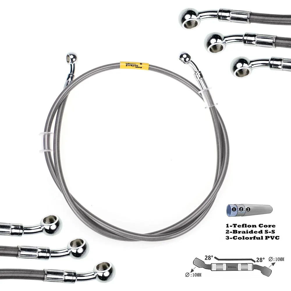 400-2400 мм тормозной шланг гидравлический