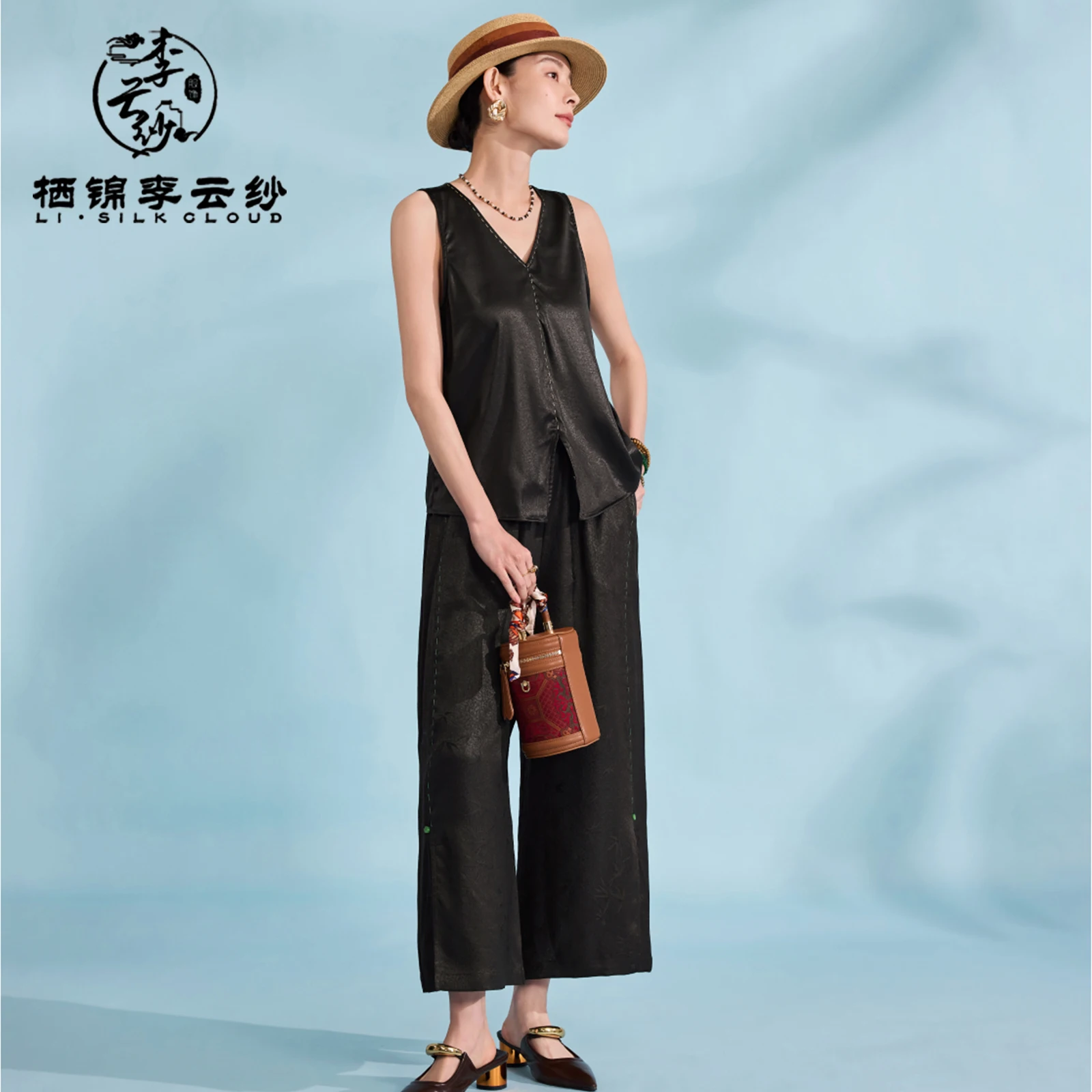 Топ-бретелька li silk cloud xiangyunsha - Фотография_2