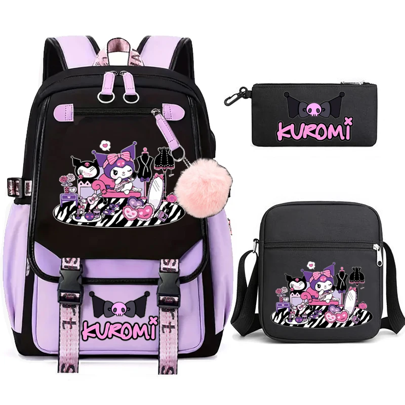 Студенческий рюкзак kuromi - Фотография_5