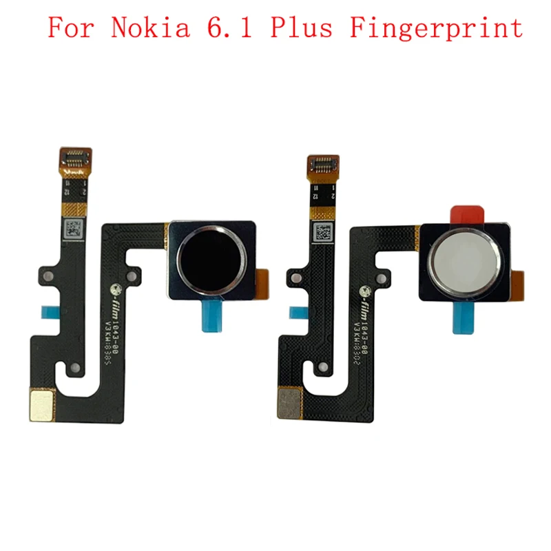 Датчик отпечатков пальцев кнопка домой гибкий кабель для nokia 6