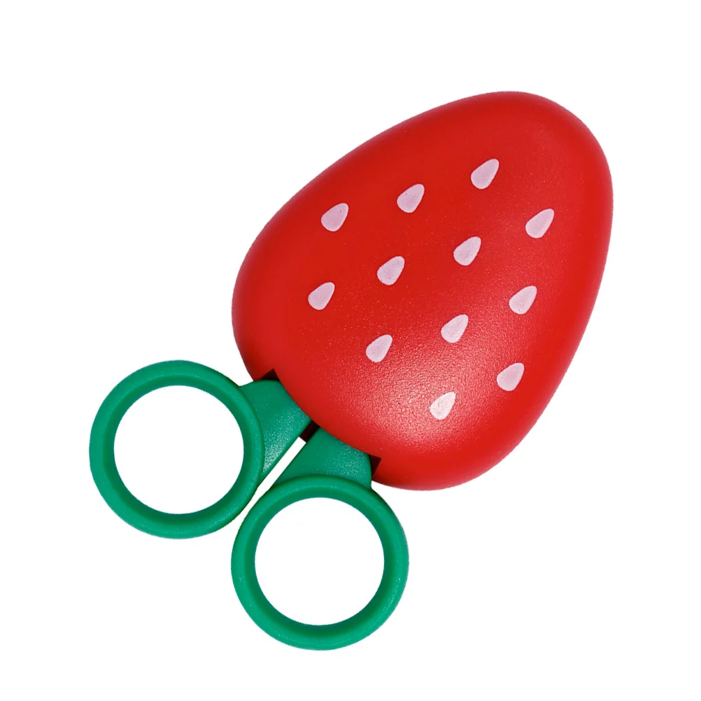 Ножницы безопасности в форме клубники с фруктовым дизайном - Фотография_3