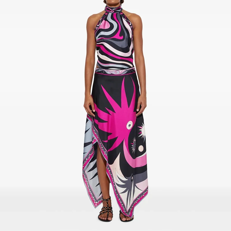 Повседневная женская одежда с принтом для отпуска - Фотография_3