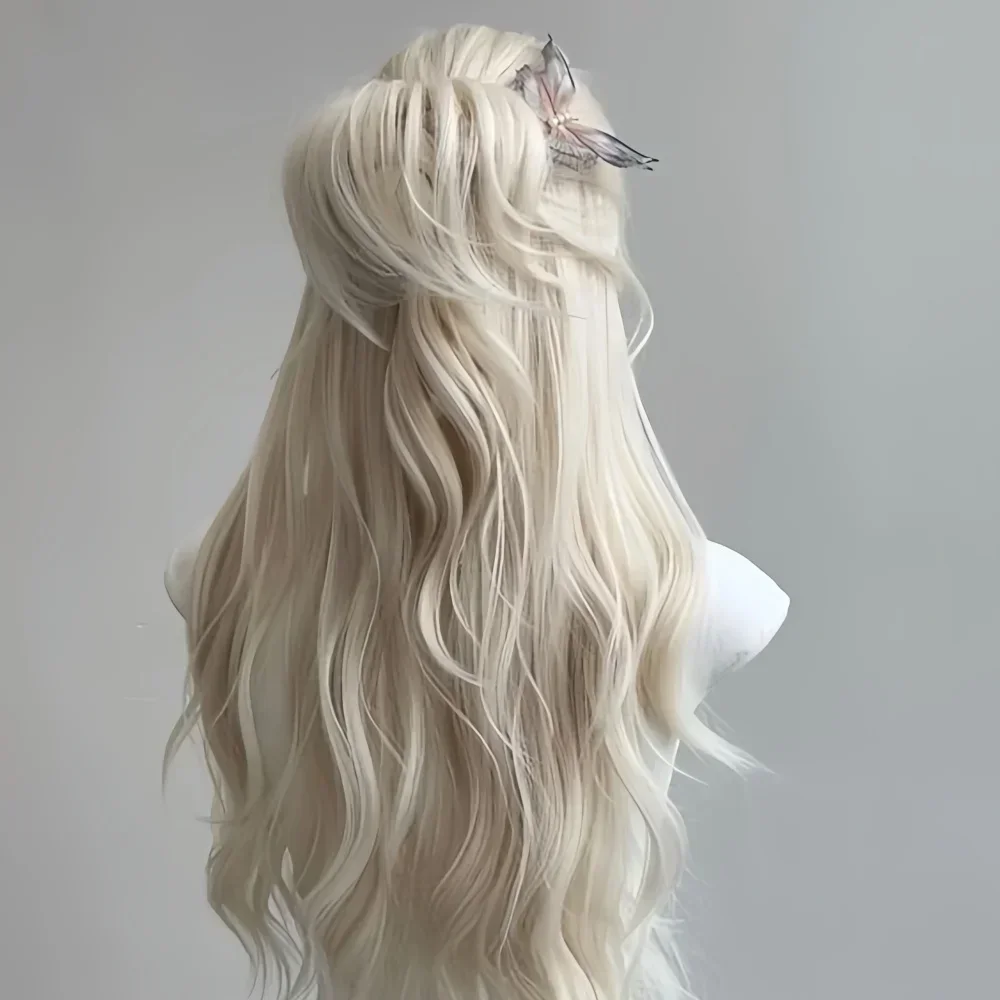 Ashely wig белый светлый парик - Фотография_6