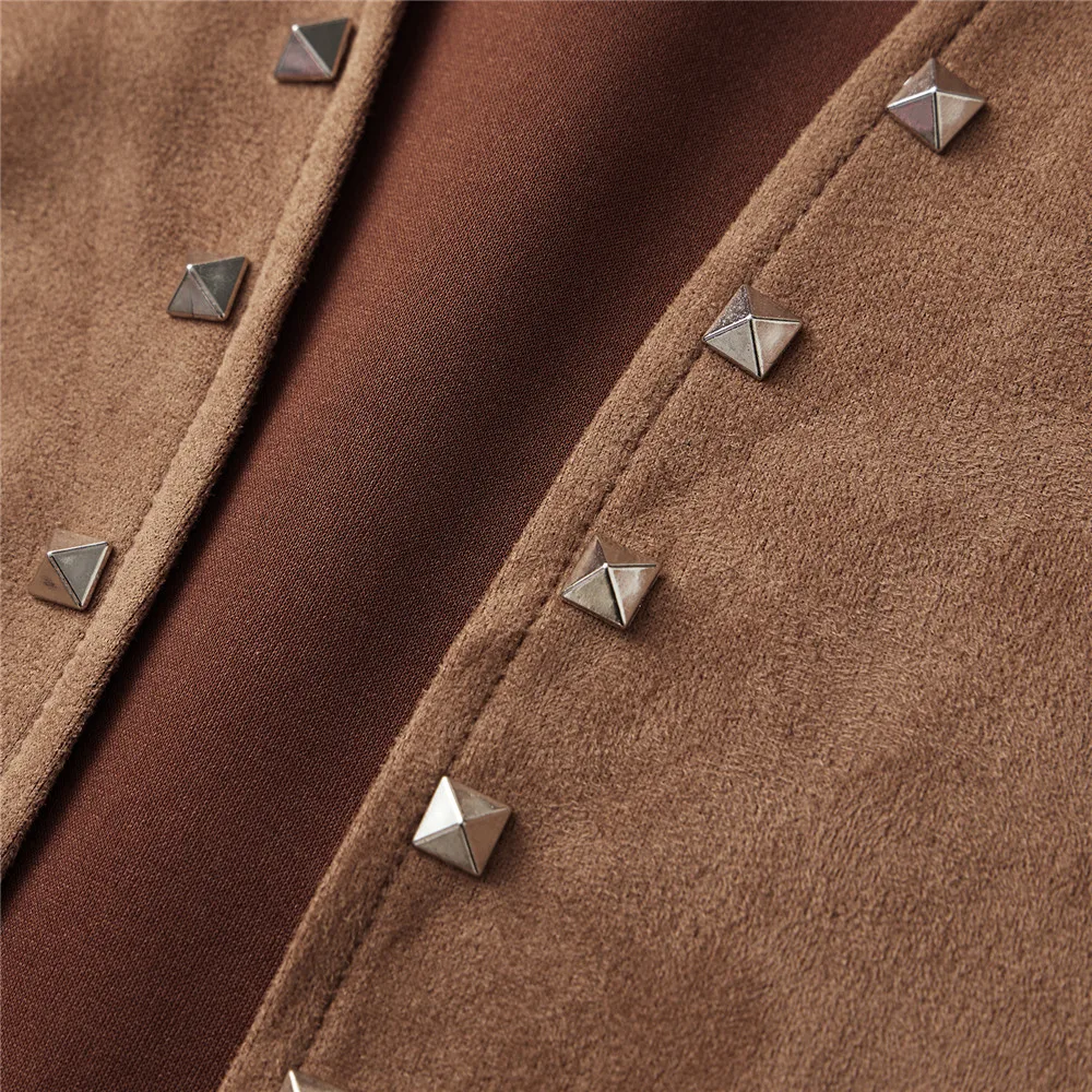 Женский винтажный жилет без рукавов - Фотография_6