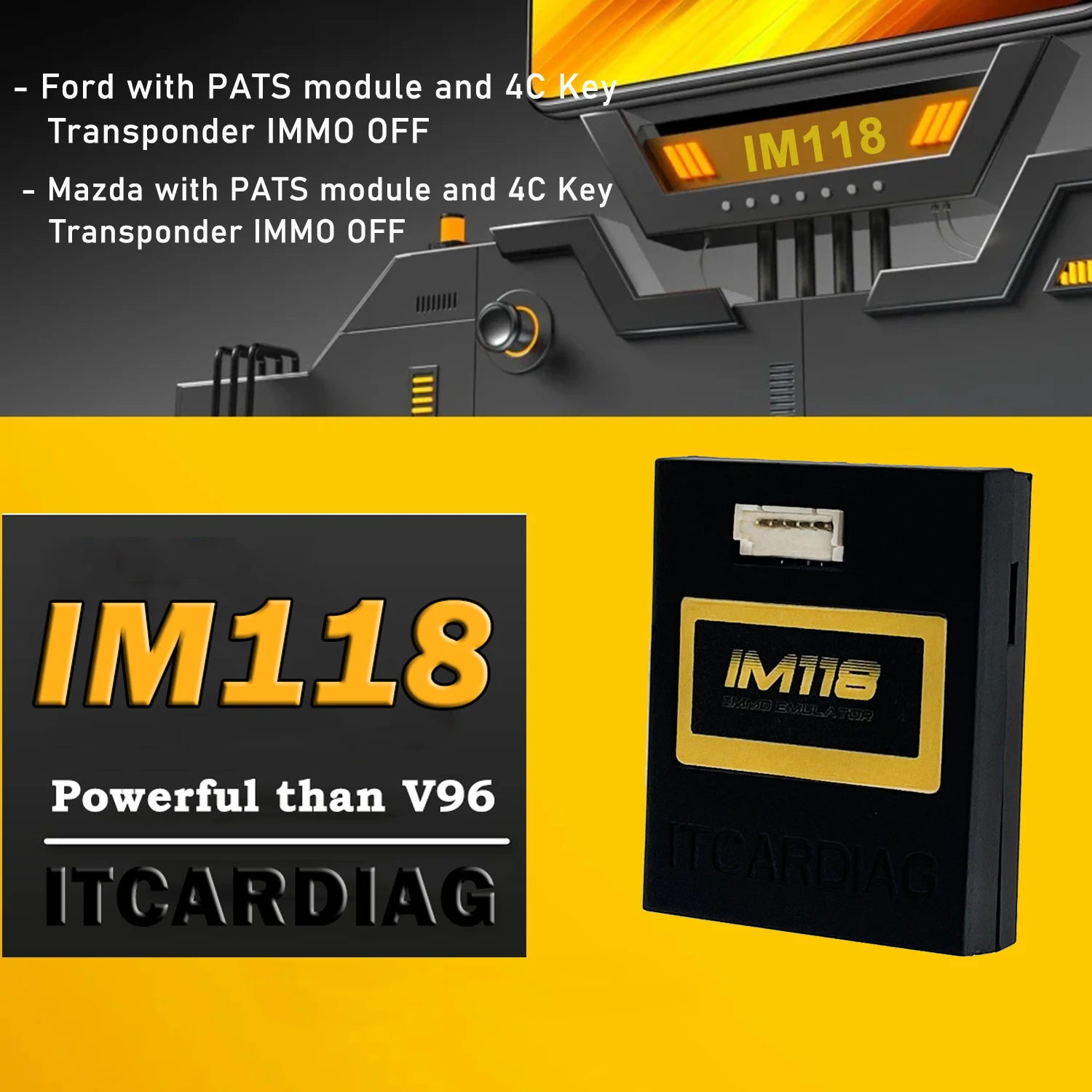 Эмулятор itcardiag im118 immo off - Фотография_3