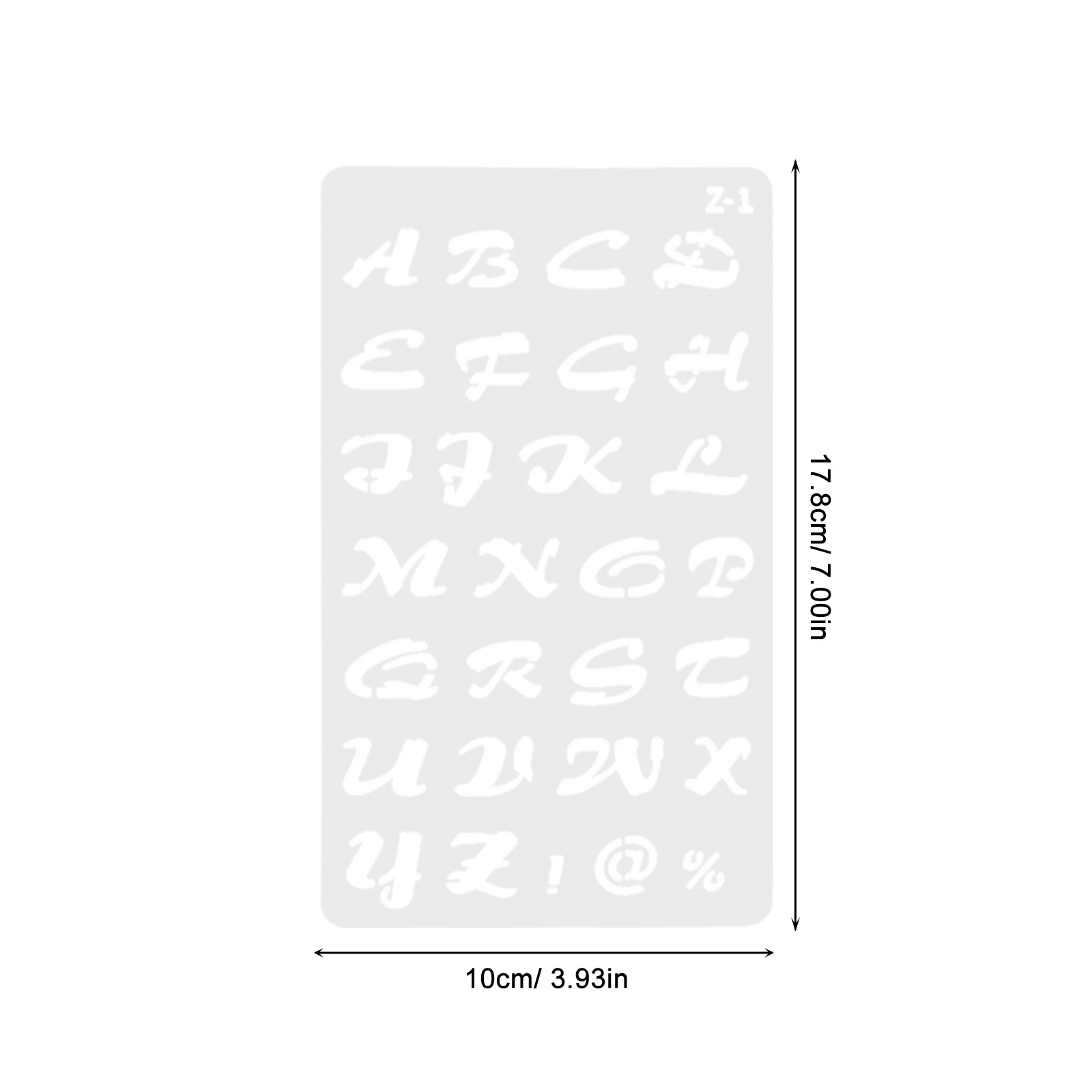 Многоразовые пластиковые трафареты для рисования - Фотография_4