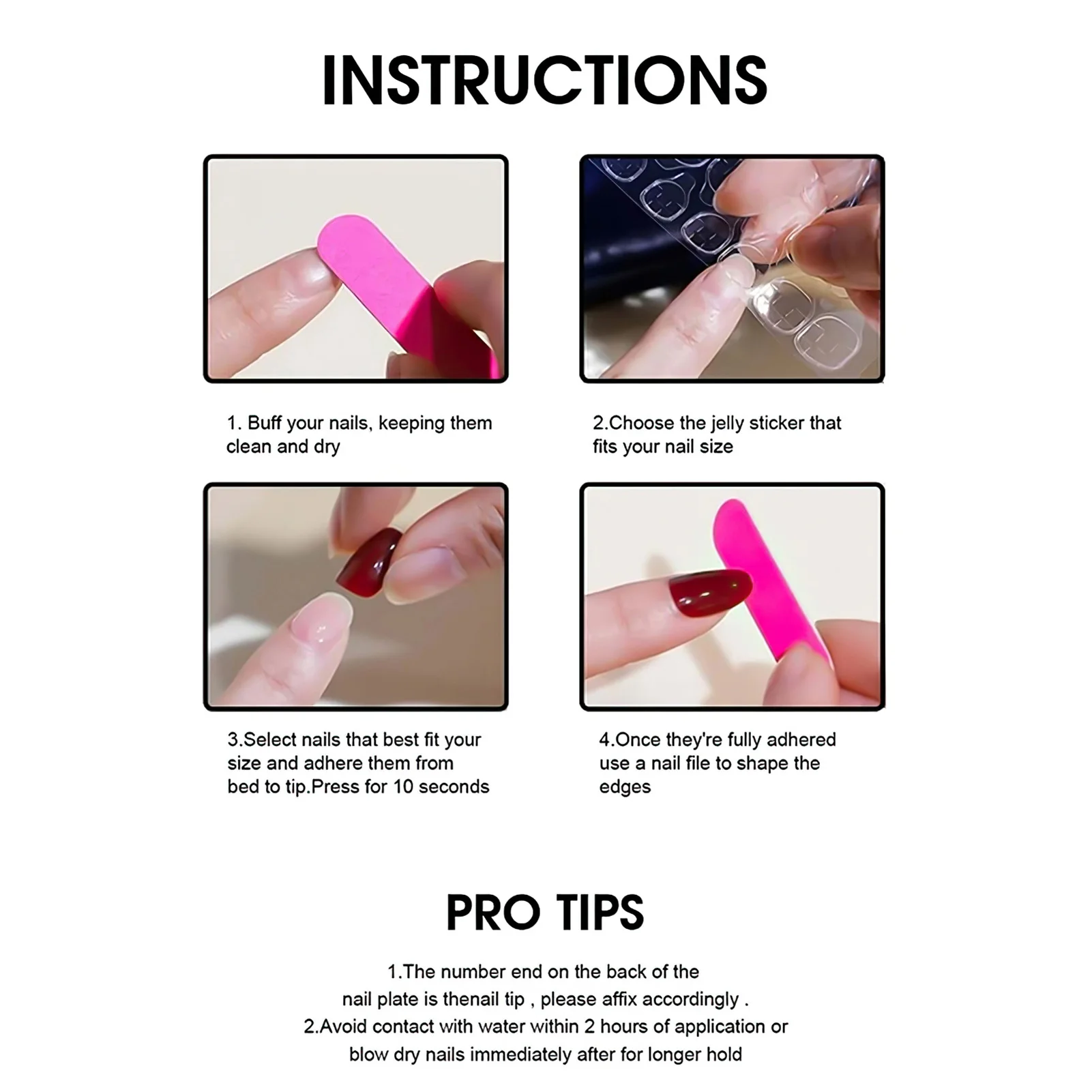 Нежные телесные розовые накладные ногти ручной работы - Фотография_6