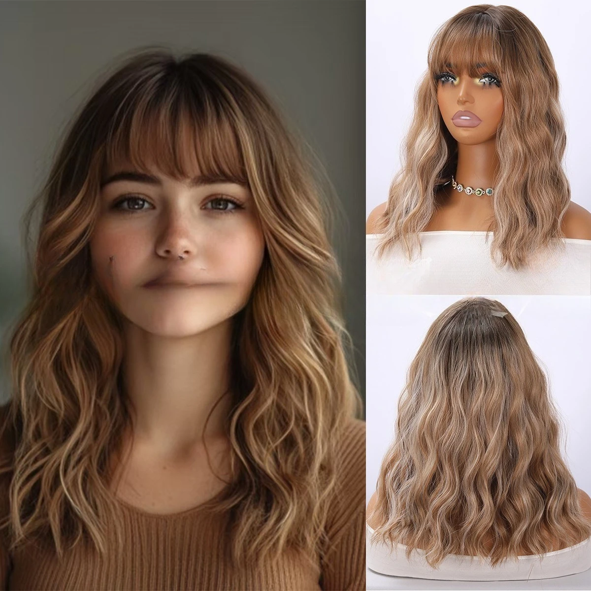 Парик, длинные вьющиеся волосы