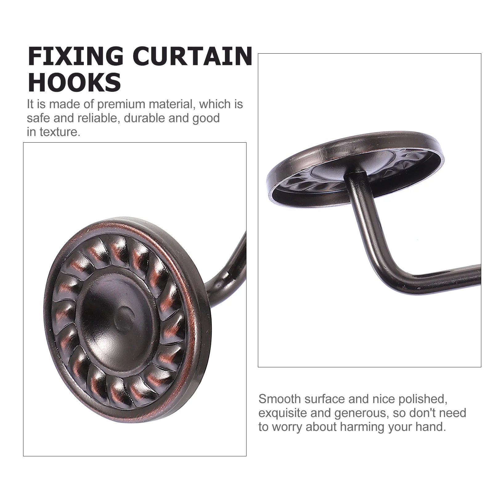 Крючки для занавесок в стиле ретро