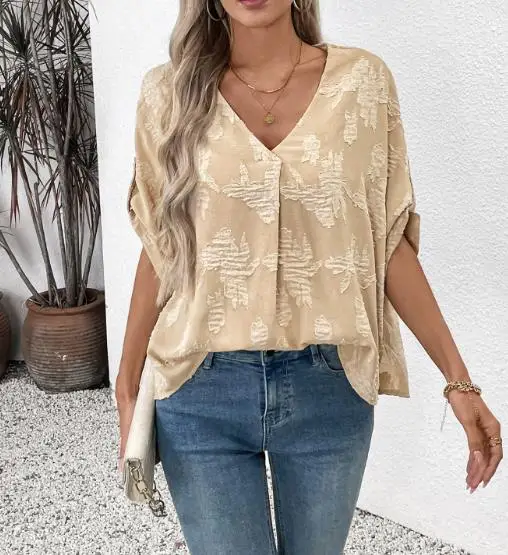 Кружевной жаккардовый топ - Фотография_3