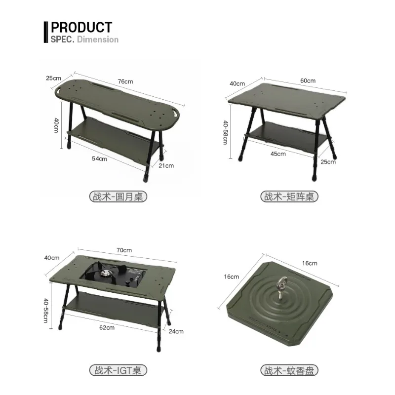 Mr.kootil igt уличная военная печь-стол для кемпинга - Фотография_5